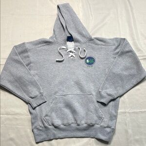 J. AMERICA Gray Hoodie with Logo